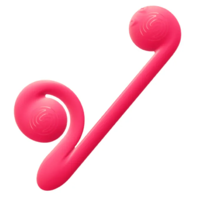 Snail Vibe Vibrators The Snail Silicone Waterproof Dual Stimulating Vibrator Pink
