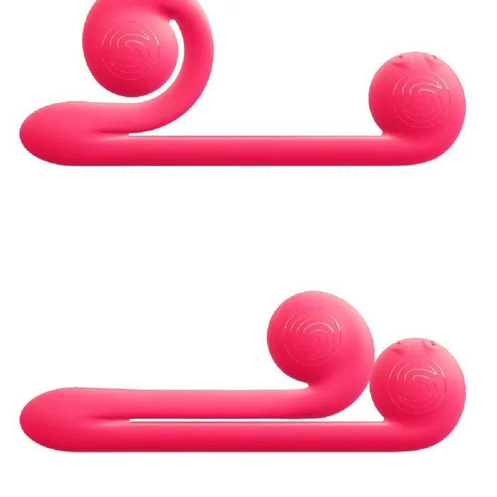 Snail Vibe Vibrators The Snail Silicone Waterproof Dual Stimulating Vibrator Pink