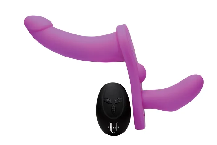 Strap U Double Take 10X Double Penetration Vibrating StrapOn Harness Purple Harness Fits Waists Up To 41 Inch Around Af864Purple Strap U Female Sex Toys Strap U Double Take 10X Double Penetration Vibrating StrapOn Harness Purple Harness Fits Waists Up To 41 Inch Around Af864Purple Strap U Female Sex Toys