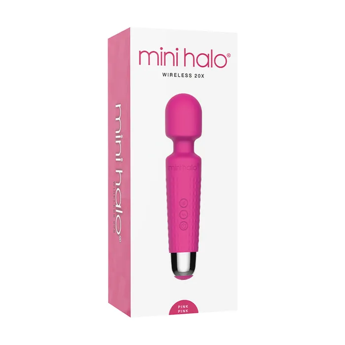 Thank Me Now Vibrators Mini Halo Wireless 20X Pink Pink