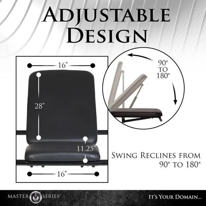 Throne Adjustable Sex Swing With Stand XR Brands Male Sex Toys