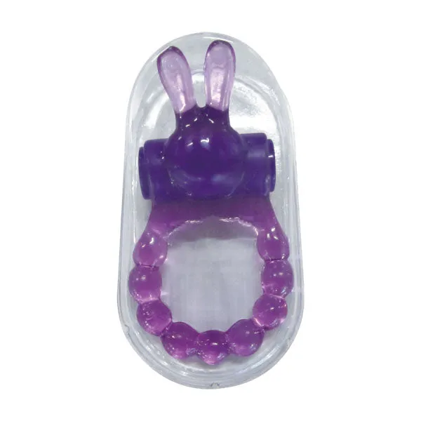 Top Cat Toys Vibrators Vibrating Bunny Ring Purple