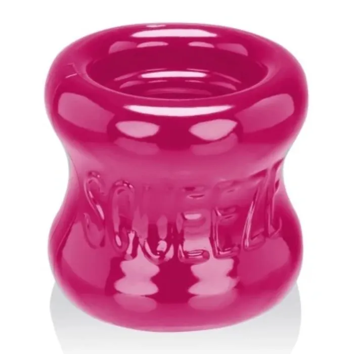 Vibrators Blue Ox Designs LLCDba Oxballs Squeeze Ballstretcher Hot Pink Net