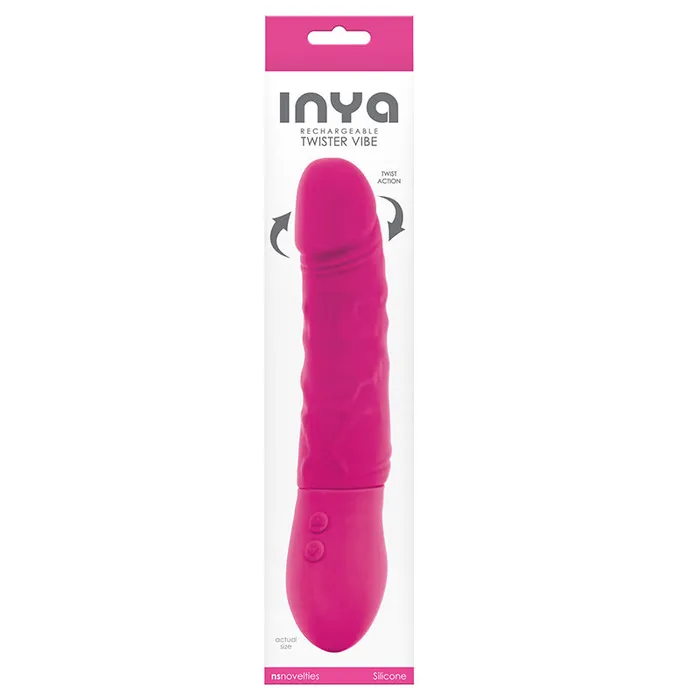 Vibrators New Sensations Novelties Inc Inya Twister Pink