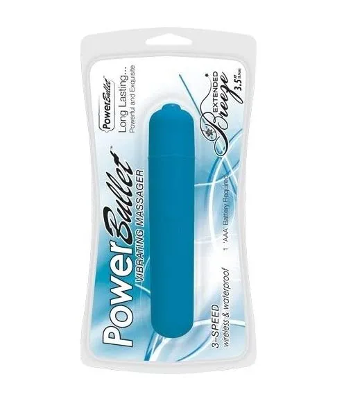 Vibrators Power Bullet Power Bullet 35 Extended Breeze 3 Speed Bullet Teal quot