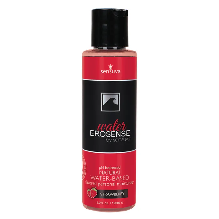 Vibrators Sensuva Erosense Water Strawberry Lube 42 Fl Oz