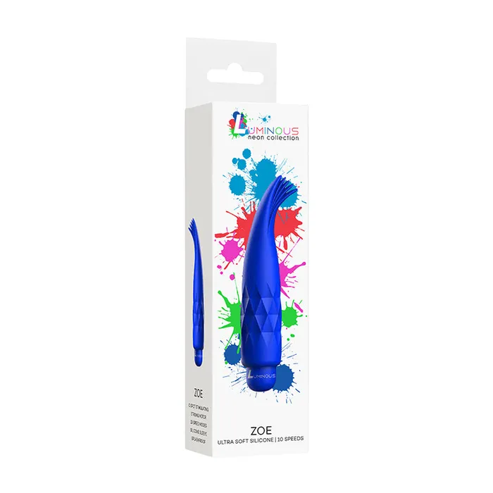 Vibrators Shots America LLC Luminous Zoe Abs Bullet10 Speed Royal Bl