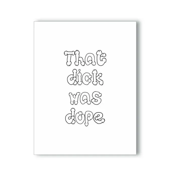 Vibrators That Dick Was Dope Naughty Kard Kush Kards