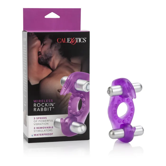 Vibrators Wireless Rockin Rabbit Purple CalExotics