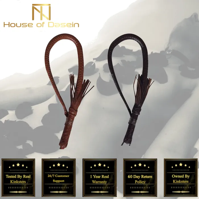 Whips 80Cm Braided Whip Bdsm Impact Play Spanking Toys Fetish Kink House of Dasein Couples