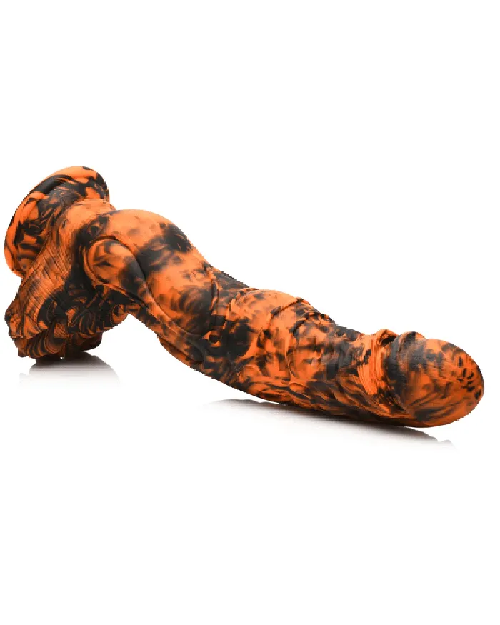 XR Brands Female Sex Toys Sabertooth 11 inch Tiger Fantasy Dildo with Suction Cup