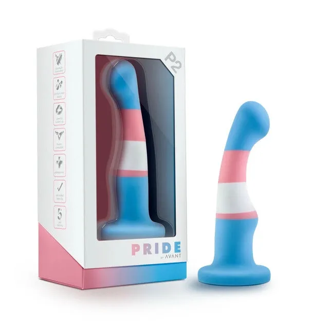 Anal Blush Avant Pride 2 True Blue GSpotProstate Dildo