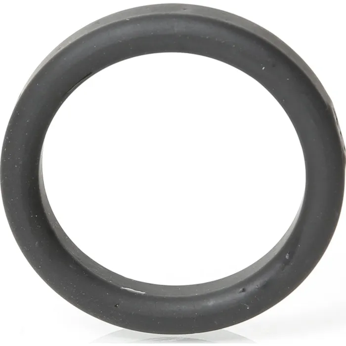 Anal Boneyard Silicone Ring 40mm Black Black Boneyard