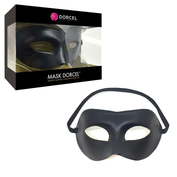 Anal Mask Dorcel Unisex Black Masquerade Mask Dorcel