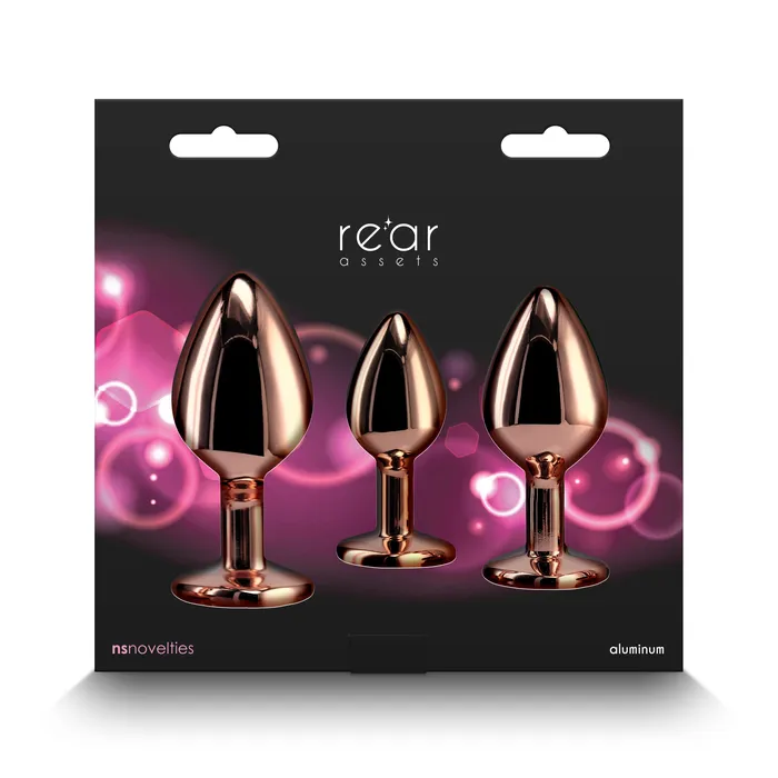 Anal nsnovelties Rear Assets Trainer Kit Rose Gold Anal nsnovelties Rear Assets Trainer Kit Rose Gold