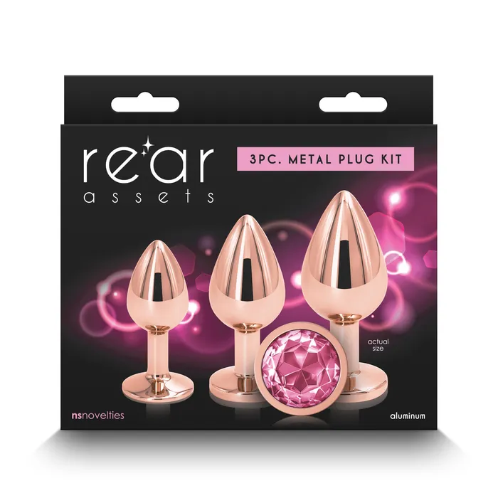 Anal nsnovelties Rear Assets Trainer Kit Rose Gold Anal nsnovelties Rear Assets Trainer Kit Rose Gold