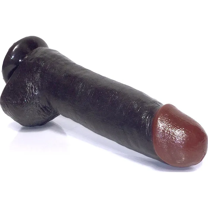 Anal Rascal Dildo Black Balled 12in Black