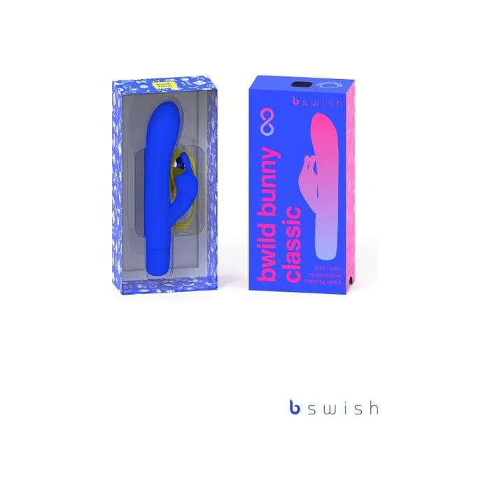 Bswish Vibrators Bwild Bunny Classic Infinite Pacific Blue