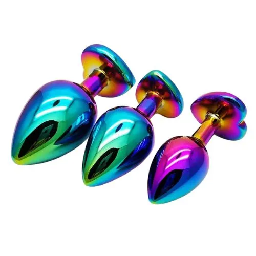 CalExotics Anal Stainless Steel Butt Plug Set