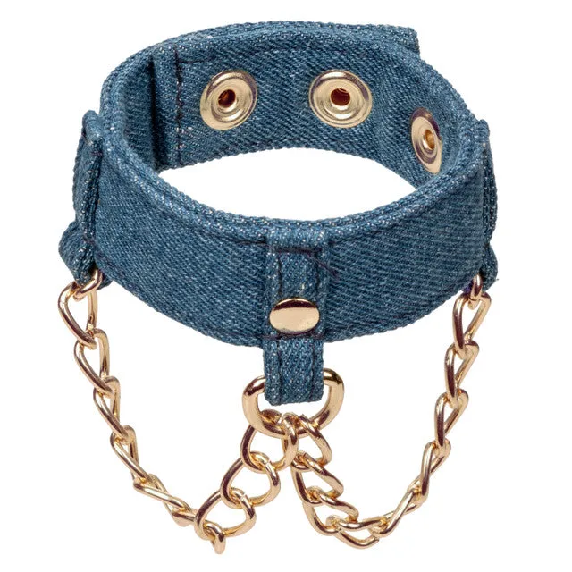 CaleXOtics RIDEEM WRIST CUFFS Premium Denim Collection CalExotics Couples