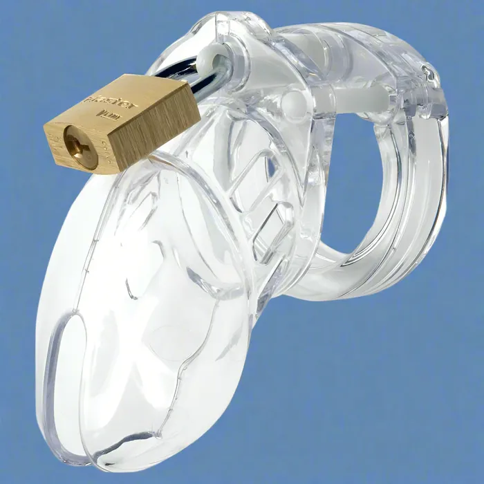 CBX Male Sex Toys Cockcage CB6000S Clear Short Chastity Cage Secure Lock CBX Male Sex Toys Cockcage CB6000S Clear Short Chastity Cage Secure Lock