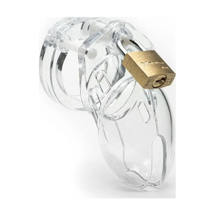 CBX Male Sex Toys Cockcage CB6000S Clear Short Chastity Cage Secure Lock