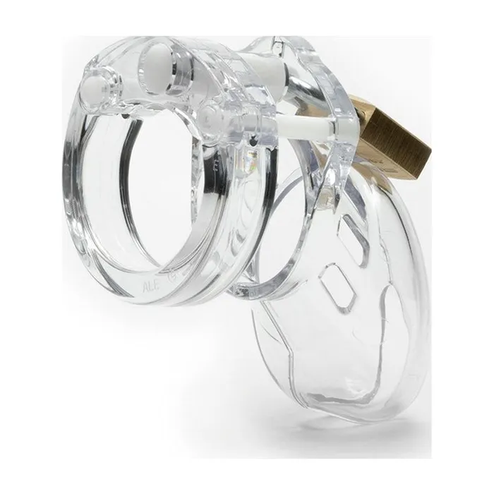 CBX Male Sex Toys Cockcage CB6000S Clear Short Chastity Cage Secure Lock
