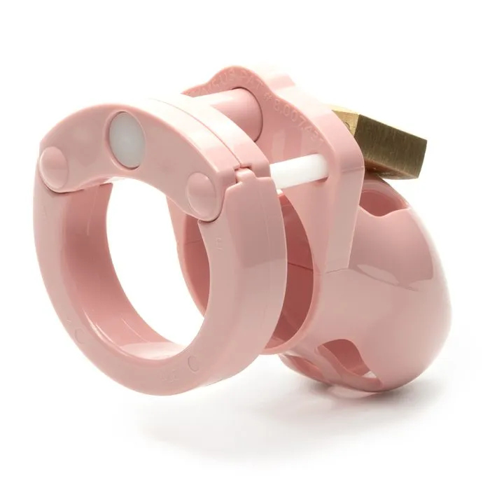 CBX Male Sex Toys Mr Stubb 175 Chastity Cock Cage Kit Pink Clear
