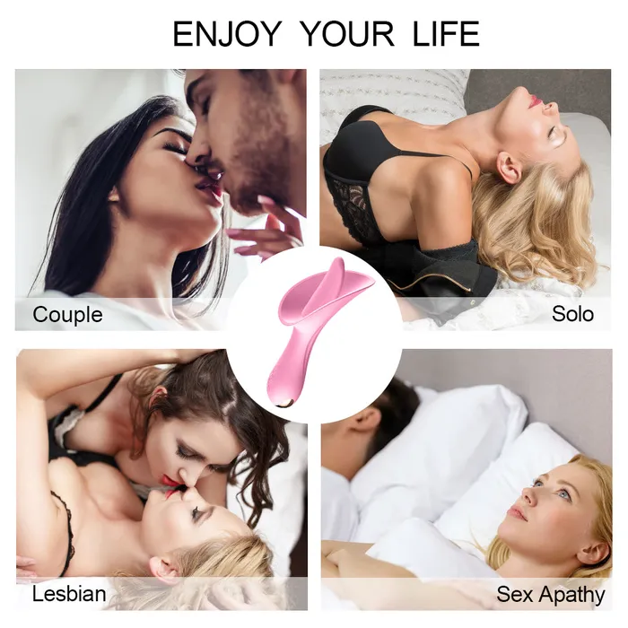 Clit Nipple Tongue Licking Vibrator JazzToy Female Sex Toys
