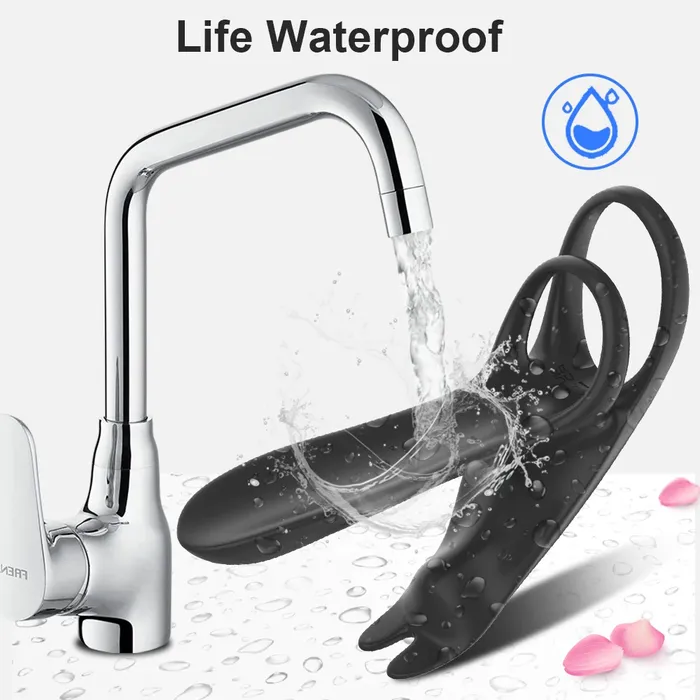 Couples EVEs SECRETS Wireless Remote Control Double Cock Ring Couple Vibrator with Dual Motor Adult Sex Toys