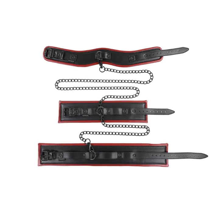 Couples Saffron Chained Tamed 3Piece Bondage Kit SportSheets