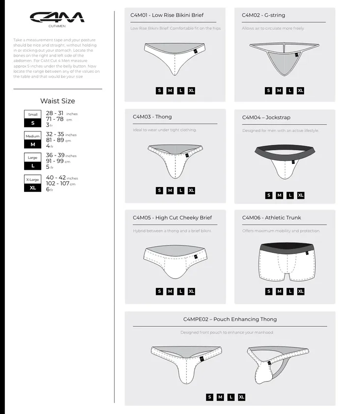CUT4MEN Male Sex Toys CUT4MEN POUCH ENHANCING THONG