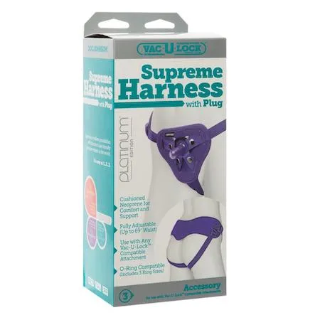 Doc Johnson Female Sex Toys Doc Johnson VacULock Platinum Edition Supreme Harness