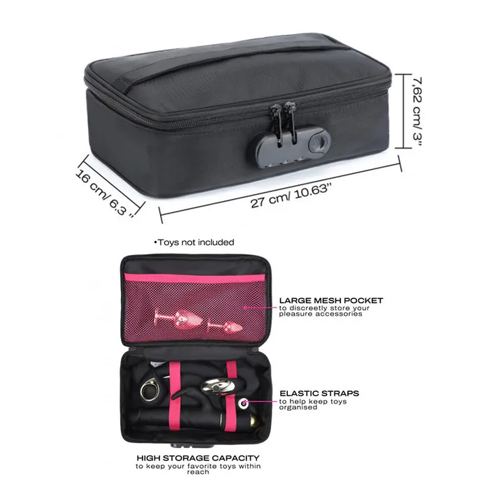 Dorcel Vibrators Dorcel Discreet Toy Storage Box With Padlock and Code