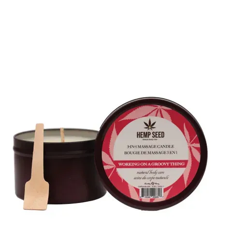 EARTHLY BODY 3 IN 1 MASSAGE CANDLE GROOVY THING Couples