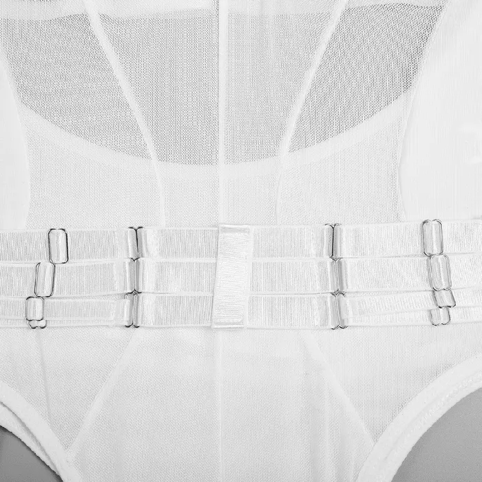 Erotic Female Halter Bodysuit Fancy Transparent Lingerie With Garters Sexy Body Outfits EVEs SECRETS Female Sex Toys