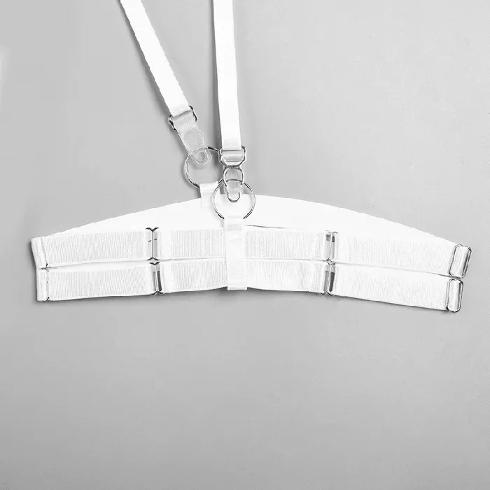 Erotic Female Halter Bodysuit Fancy Transparent Lingerie With Garters Sexy Body Outfits EVEs SECRETS Female Sex Toys