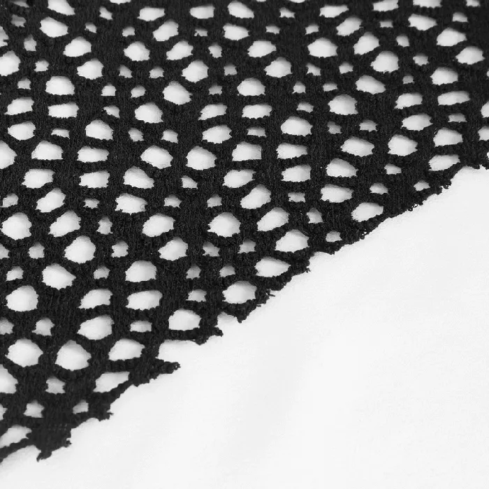 EVEs SECRETS Male Sex Toys Gothic Hooded Net Top Lace Mesh Long Sleeve Top for Men