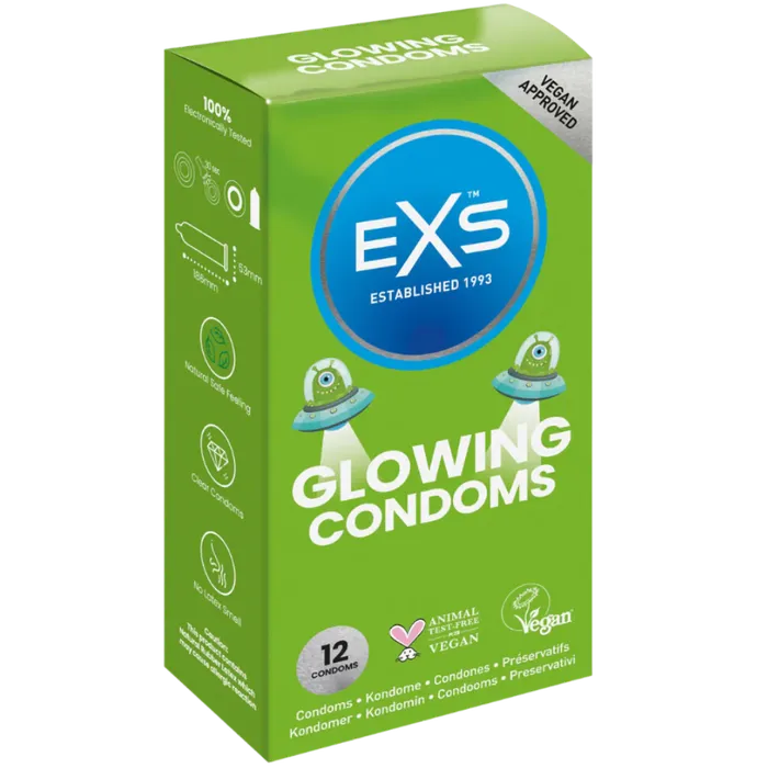 Exs Vibrators Condoms by EXS Textures Flavours and Sizes Vegan CrueltyFree