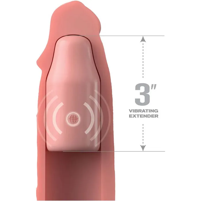 Fantasy XTensions Elite 9 Inch Sleeve Vibrating 3 Inch Plug With Remote Light Pipedream Male Sex Toys Fantasy XTensions Elite 9 Inch Sleeve Vibrating 3 Inch Plug With Remote Light Pipedream Male Sex Toys