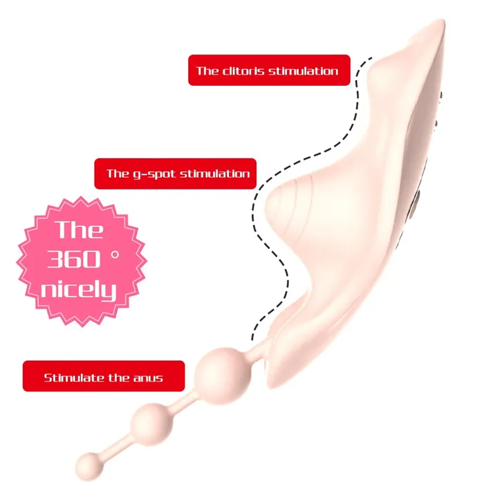 Female Clitoral Stimulator Remote Control Panties Vibrator Lusty Age Female Sex Toys