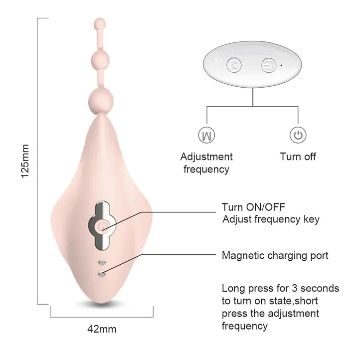 Female Clitoral Stimulator Remote Control Panties Vibrator Lusty Age Female Sex Toys