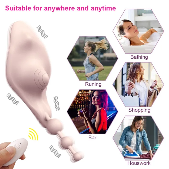 Female Clitoral Stimulator Remote Control Panties Vibrator Lusty Age Female Sex Toys