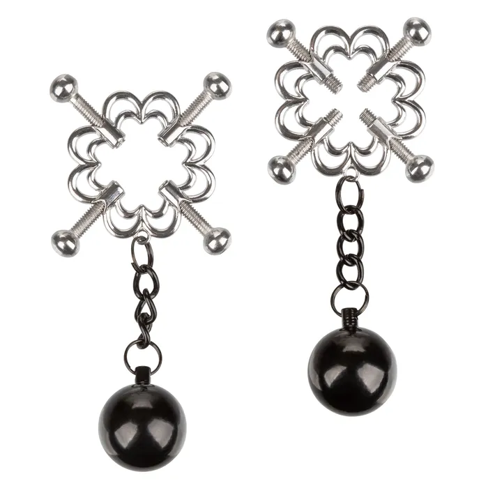 Female Sex Toys CalExotics Nipple Grips 4Point Weighted Nipple Press Female Sex Toys CalExotics Nipple Grips 4Point Weighted Nipple Press