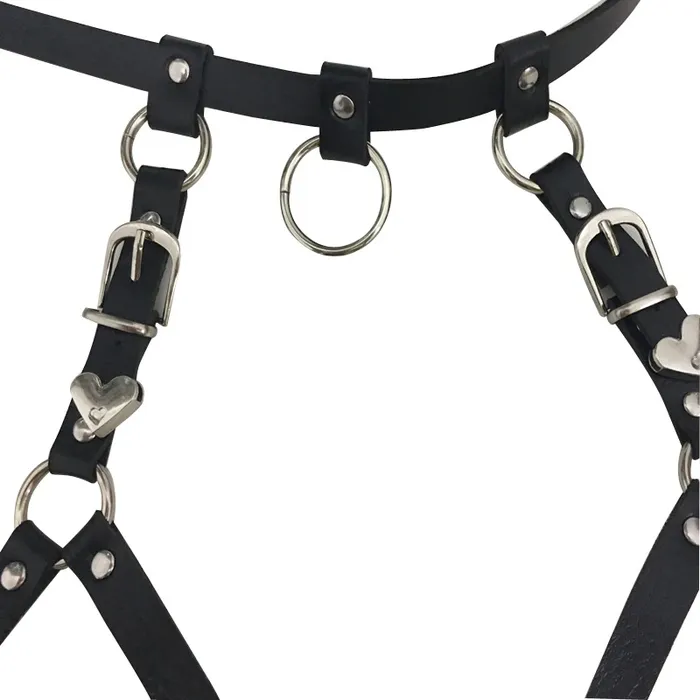 Female Sex Toys Cupless Women PU Leather Body Harness Hollow Out Bondage Garter Belt of BDSM Accessories EVEs SECRETS
