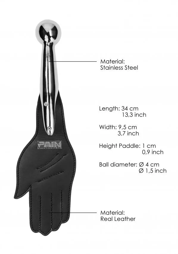 Female Sex Toys SHOTS PAIN HAND PADDLE METAL