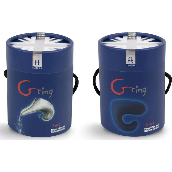 Gvibe Vibrators Gring Finger Vibrator Ocean Blue by Gvibe