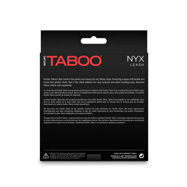 Hustler Taboo Nyx Leash NS Novelties Vibrators