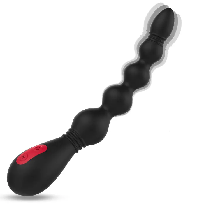 JazzToy Male Sex Toys 9 Modes Vibrating Anal Beads