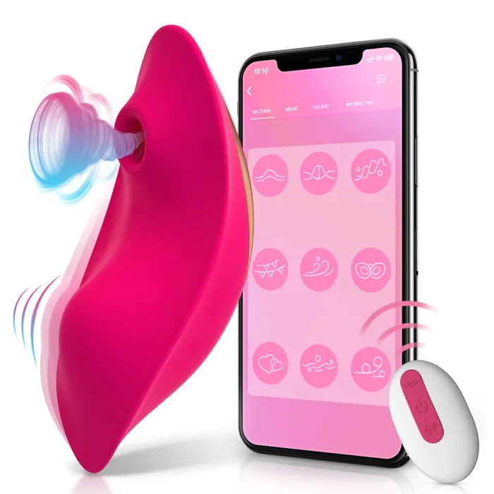 JazzToy Sucking Wearable Vibrator APPRemote Vibrators